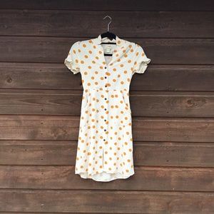 Cute retro polka dot women’s dress